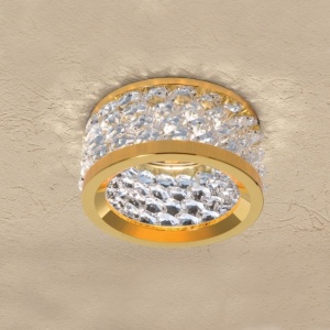 Spot incastrabil dimabil, cristal K10 Korb auriu Str 10-461 gold/EBL OR 89716 universul-luminii.ro