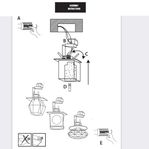 Spot incastrat tavan fals Flush crom/ clar 5156CC SRT - Img 4