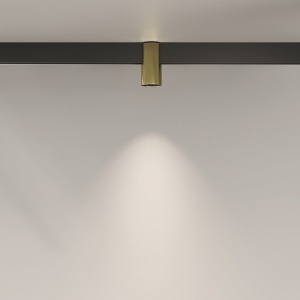 Spot LED, accesoriu pentru sina magnetica Exility, Alfa Smart alama 237496 universul-luminii.ro