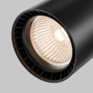 Spot LED, accesoriu pentru sinele monofazate Unity, Vuoro negru 15W 3000K - Img 2