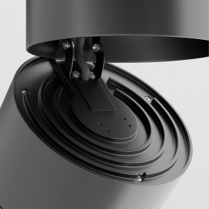 Spot LED ajustabil, accesoriu pentru sinele monofazate Unity, Yin negru - Img 5