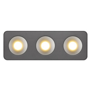Spot LED aplicat aluminiu gri HANGARAU 3 - Img 4