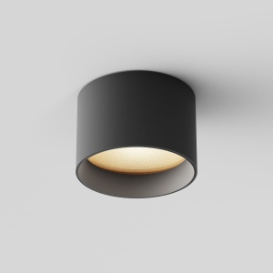 Spot LED aplicat design tehnic Vega D-9cm negru 146726 universul-luminii.ro