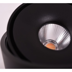 Spot LED aplicat directionabil de tavan/plafon BOSTON TUBE negru ZZ AZ3468 188456 universul-luminii.ro