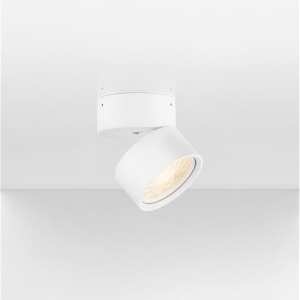 Spot LED aplicat directionabil diametru 8cm PULL alb, NVL-9030771 - Img 5