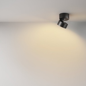 Spot LED aplicat directionabil Onda negru 2700K - Img 6