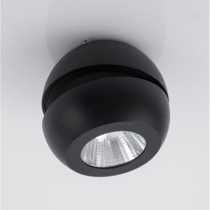 Spot LED aplicat perete sau tavan, directionabil Gon negru NVL-9105101 - Img 2