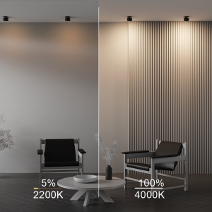 Spot LED incastrabil ajustabil IP44 Onda negru 164286 universul-luminii.ro