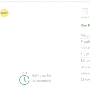 Spot LED incastrabil cu senzor iluminat ambiental Runway negru - Img 4