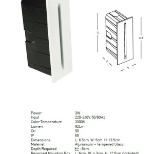 Spot LED incastrabil de exterior iluminat ambiental IP65 Vipin 65546 universul-luminii.ro