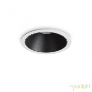 Spot LED incastrabil design modern GAME FI1 ROUND alb / negru 192277 - Img 1
