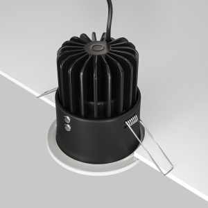 Spot LED incastrabil design modern IP65 Zoom alb 1040lm - Img 4
