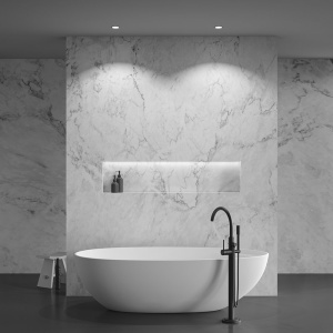 Spot LED incastrabil design modern IP65 Zoom negru 8,5cm 4000K 126716 universul-luminii.ro