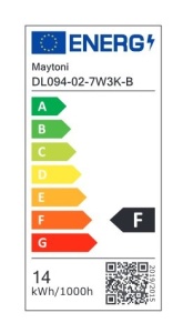 Spot LED incastrabil design tehnic Magnum 2 negru 227746 universul-luminii.ro