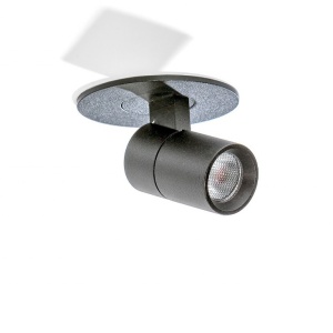 Spot LED incastrabil, directionabil pentru tavan/plafon LINA negru