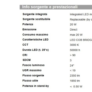 Spot LED incastrabil Game round alb 20w 3000k - Img 3