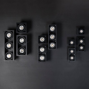 Spot LED incastrabil MINI COLIN-2 Black recessed CRI95 36-50W 2700K 20° 110206 universul-luminii.ro