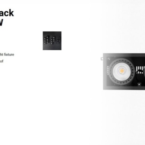 Spot LED incastrabil MINI COLIN-3 Black recessed 54-75W 4000K 56° 110196 universul-luminii.ro