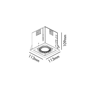 Spot LED incastrabil NANO COLIN-1 White recessed with frame 7-13W 4000K 20° - Img 5