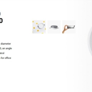 Spot LED incastrabil recessed white 19W 18cm 90 grade 3000K CRI90 triac 113746 universul-luminii.ro