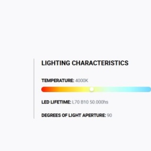 Spot LED incastrabil recessed white 19W 18cm 90 grade 4000K CRI90 casambi 210336 universul-luminii.ro