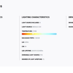 Spot LED incastrabil TULIPA White recessed downlight 10W 15° 2700K CRI90 casambi 112266 universul-luminii.ro