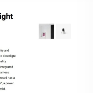 Spot LED incastrabil TULIPA White recessed downlight 7W 55° 3000K CRI90 casambi 111686 universul-luminii.ro