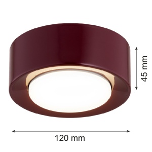 Spot tavan, Mini plafoniera ELORA 8904 bordo - Img 3