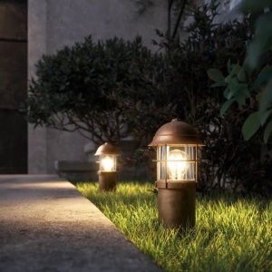 Stalp de exterior, inaltime 34cm cu protectie IP44, Garden 245.42.OR