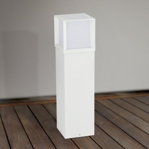 Stalp de exterior IP44 HENRY alb H-60cm - Img 6