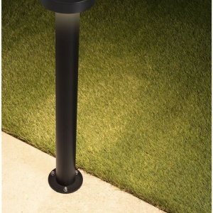 Stalp exterior IP65 LED 2700K GONG negru H-60cm - Img 7