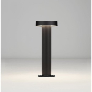 Stalp exterior IP65 LED 3000K GONG negru H-30cm - Img 9