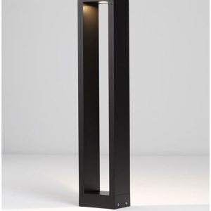 Stalp exterior LED 2700K IP65 DOLIX negru, H-60cm - Img 5