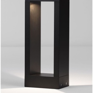 Stalp exterior LED 3000K IP65 DOLIX negru, H-30cm - Img 7