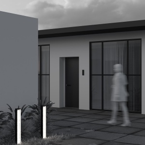 Stalp exterior LED IP65 Floeva H-80cm - Img 4