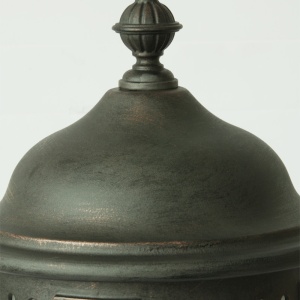 Stalp iluminat exterior din fier forjat, inaltime 60cm, AL 6613 52796 universul-luminii.ro