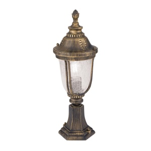 Stalp iluminat exterior IP23 H51cm August AL 11-1121/1 Patina OR