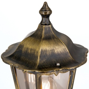 Stalp iluminat exterior stil clasic IP43 H140 Puchberg AL 11K/82576 schwarz-gold/rauch OR 631246 universul-luminii.ro