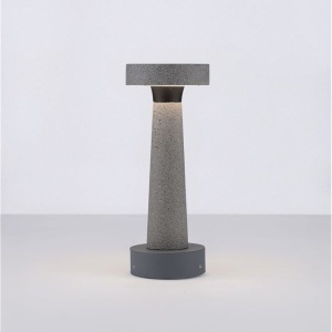 Stalp LED din ciment pentru exterior IP65 Cram Gray H-30cm 250456 universul-luminii.ro
