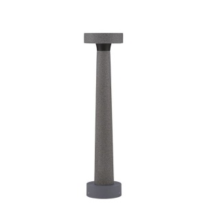 Stalp LED din ciment pentru exterior IP65 Cram Gray H-50cm