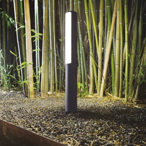 Stalp LED exterior design modern ETERE PT COFFEE 3000K 92756 universul-luminii.ro