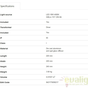 Stalp LED iluminat exterior design modern MILA 70771 180856 universul-luminii.ro