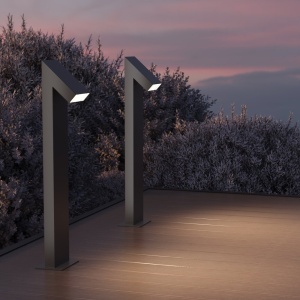 Stalp LED iluminat exterior IP65 Guss H-90cm 146056 universul-luminii.ro