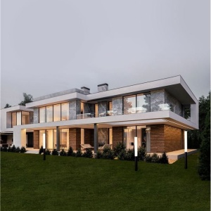 Stalp LED iluminat exterior modern IP54 TUBE H-120cm 160416 universul-luminii.ro