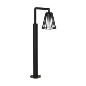 Stalp mediu LED pentru exterior design modern IP65 Carina negru