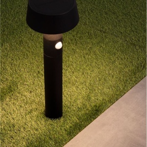 Stalp solar LED cu senzor de miscare IP54 CHIARO H-50cm 251526 universul-luminii.ro