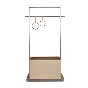 Suport pentru haine bara cu inele si sertare Coat Rack - Img 2