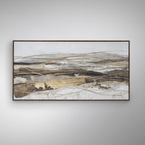 Tablou de perete pictura acrilica Lejanias 73x143cm - Img 6