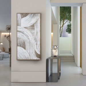 Tablou de perete pictura acrilica Transicion 73x143cm - Img 7