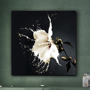 Tablou decorativ, imagine imprimata pe sticla calita Splash 100x100cm SV-719360
